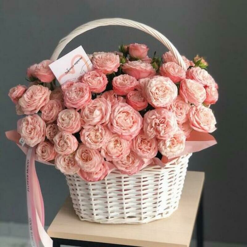 Корзина с розами 1, стандартный