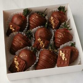 Nabor klubnika v shokolade 6-9 yagod "Ejforiya"