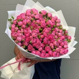 Bushy peony-shaped misty bubbles