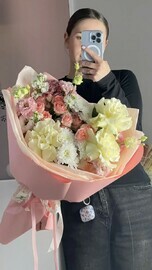 Авторский букет с французскими розами