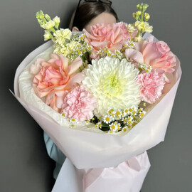 Букет с хризантемой магнум 