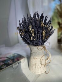 Lavanda, buket iz suhotcvetov , stabilizirovannaya lavanda