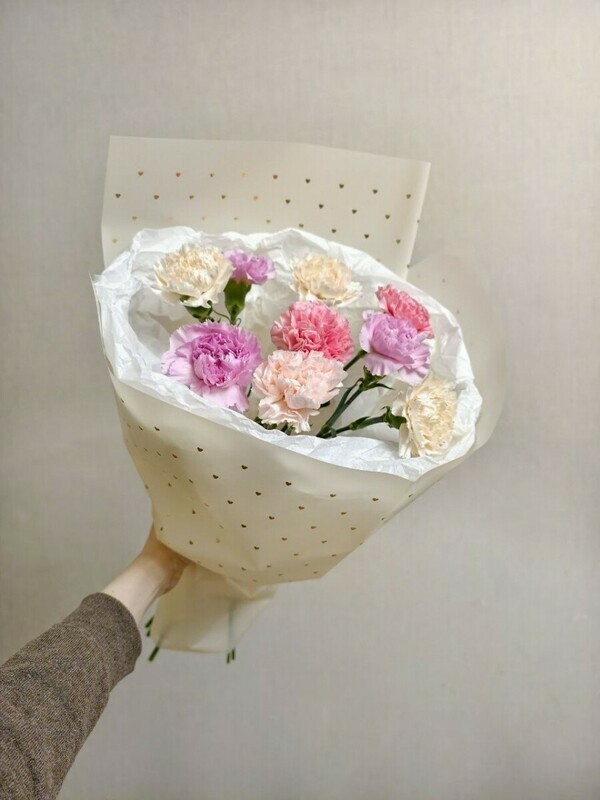 Monobuket iz tcvetnih diantusov, standart