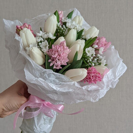 Стильный европейский букет "Изысканная встреча"