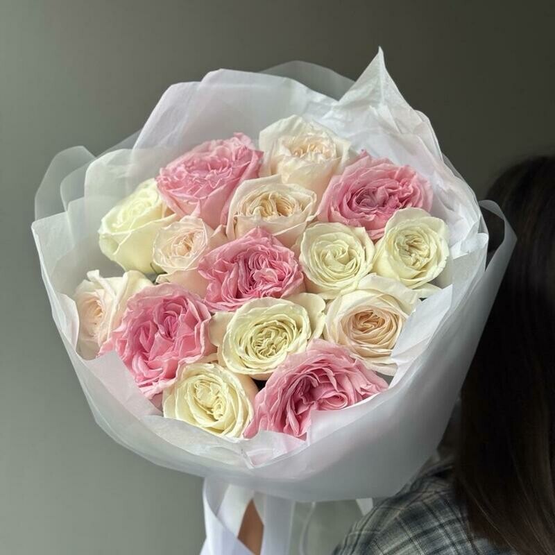 Букет из роз «Нежность рассвета» | 15, стандартный