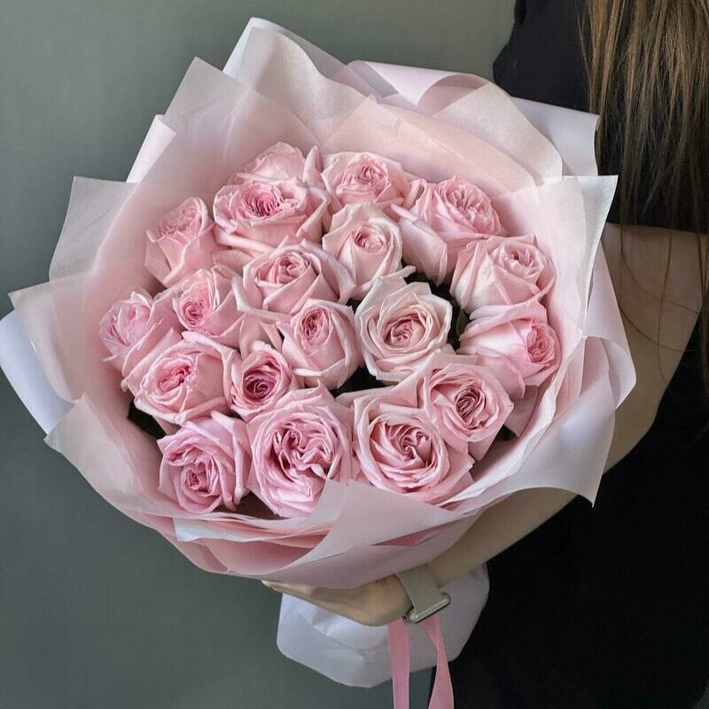 Букет из эквадорской розы «Pink O Hara», стандартный