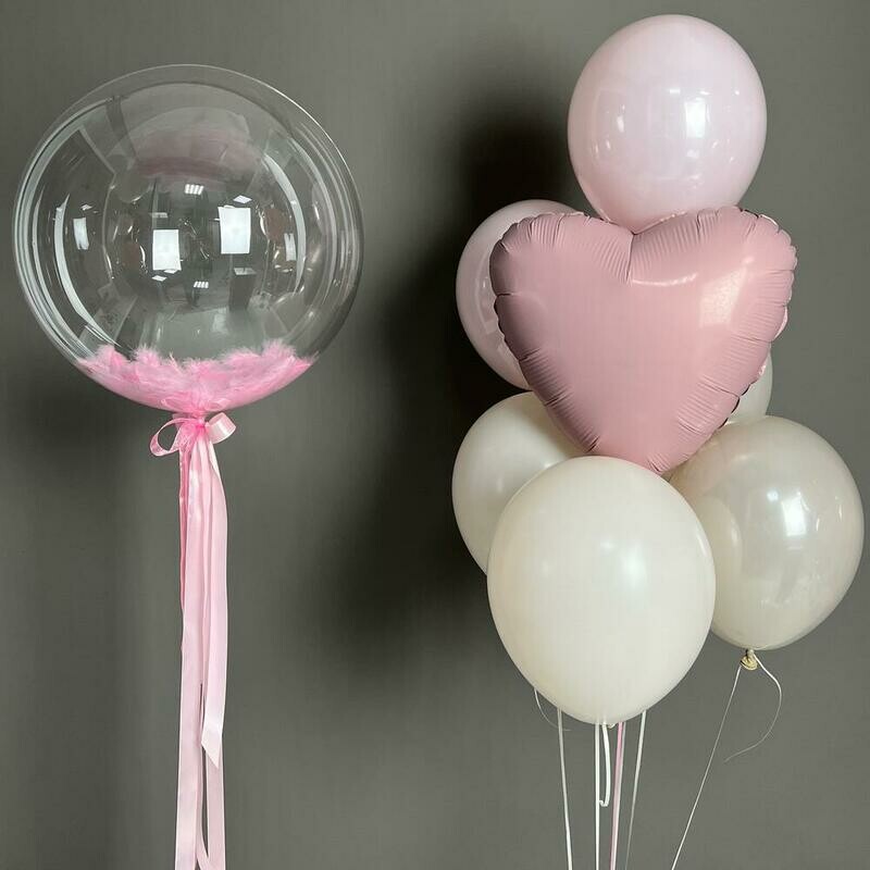 Bablz s per_yami i nabor SHarov «Pil_naya Roza», standart