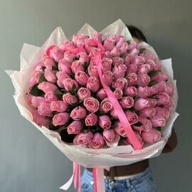 Огромное моно из розовой кенийской розы