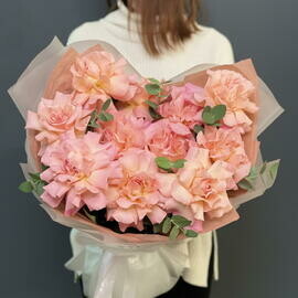 Монобукет французские розы