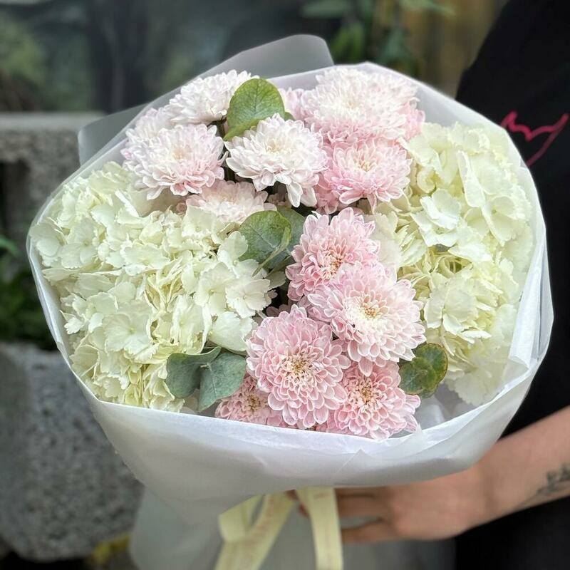 POINT DU JOUR | ГОРТЕНЗИЯ - ЭВКАЛИПТ - ХРИЗАНТЕМА, стандартный