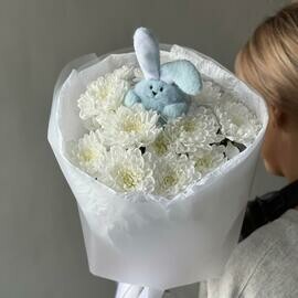 Кустовая хризантема «Зайка моя»