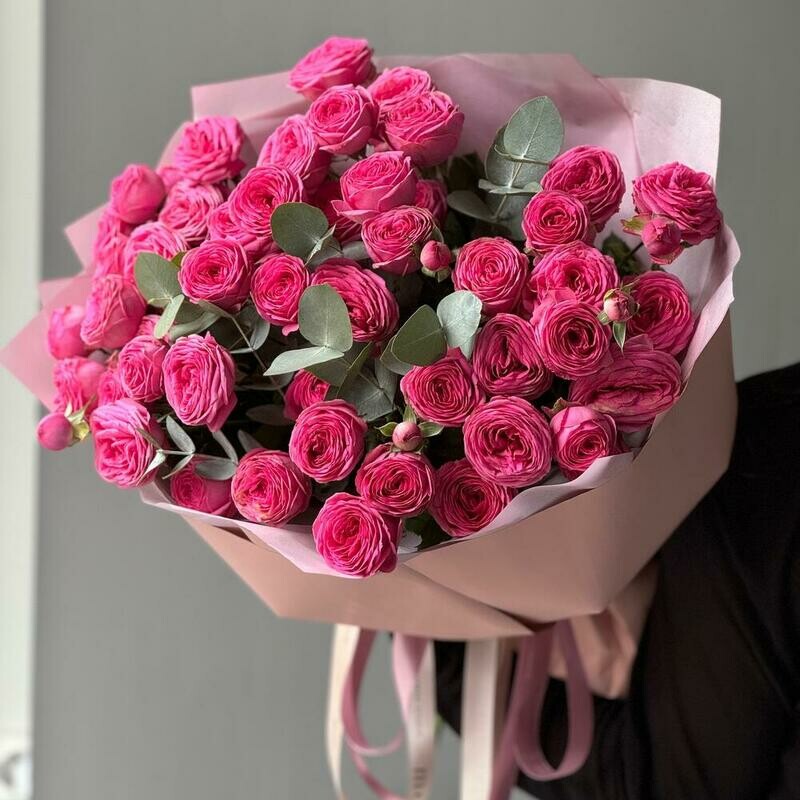 WOW buket - Kustovie rozi Giselle, standart