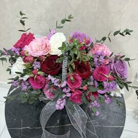 Корзина с цветами234