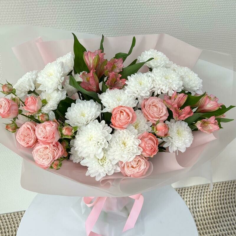 Объемный букет, делюкс