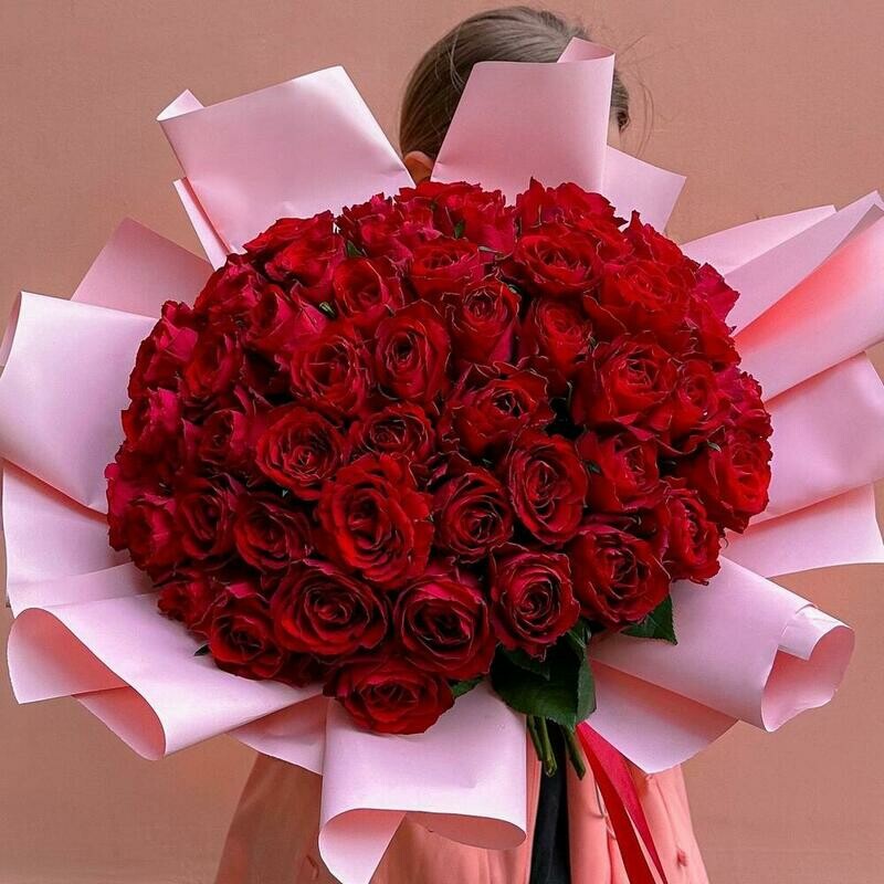 Buket 51 kenijskaya roza, buket 51 kenijskaya roza