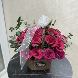 Корзина с цветами87
