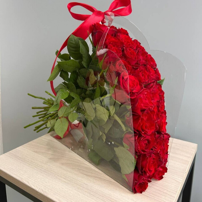 31 роза в сумке, 31 роз