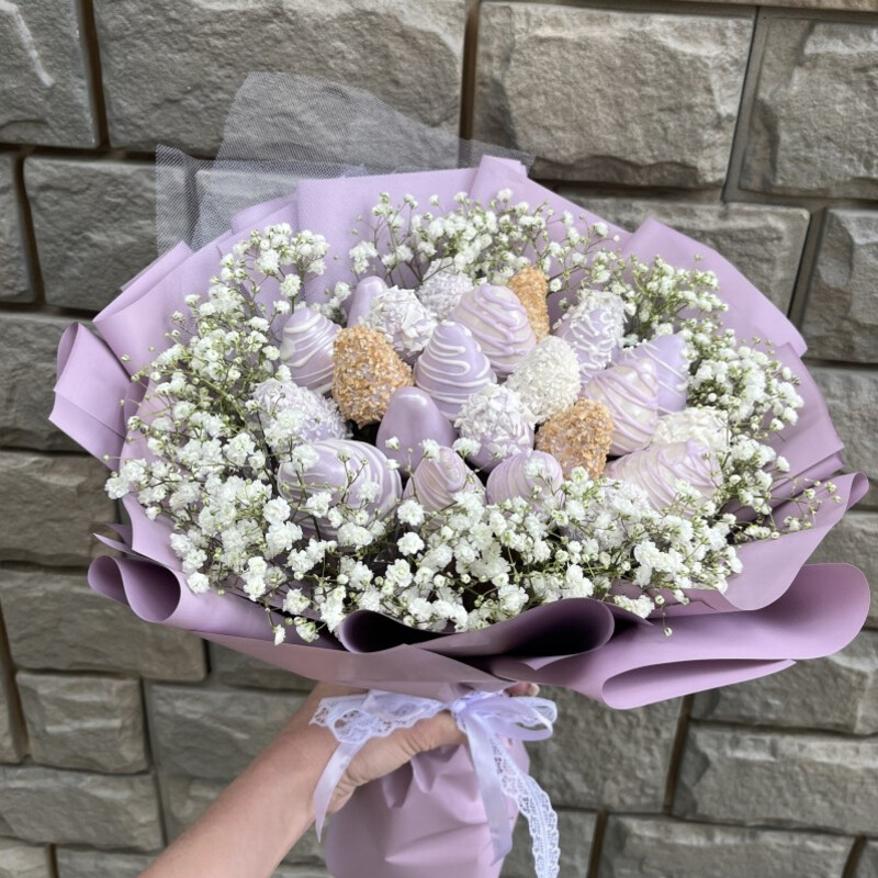 Клубничный букет «Шарм», стандартный