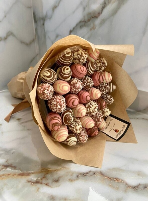 Букет клубники в шоколаде 2, стандартный