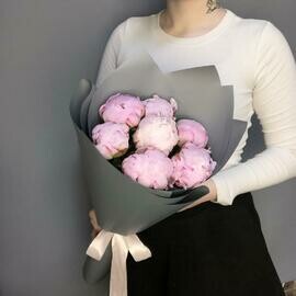 Пионы в нежном оформлении