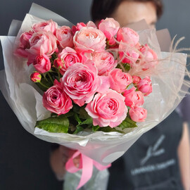Buket "Kustovie rozi Sil_va Pink"