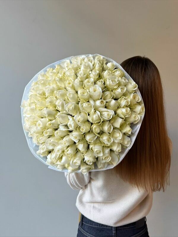 101 роза 50 см, премиум