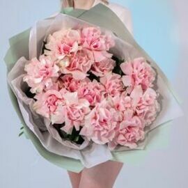 роза французская "Пинк Мондиаль" 15 шт