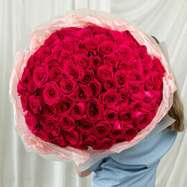 Розы розовые 151 шт(60см)