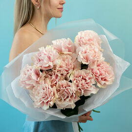 роза французская "Пинк Мондиаль" 11 шт