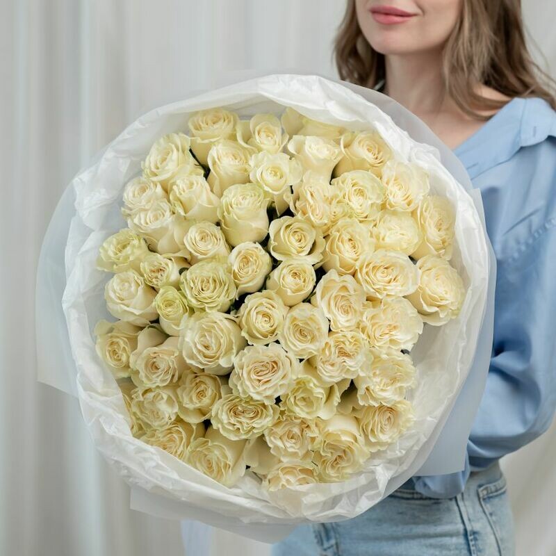 Rozi belie 51 sht (60 sm), rozi belie 51 sht (60 sm)