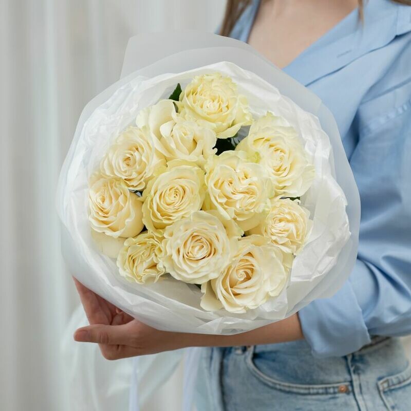 Rozi belie 11 sht (60 sm), rozi belie 11 sht (60 sm)