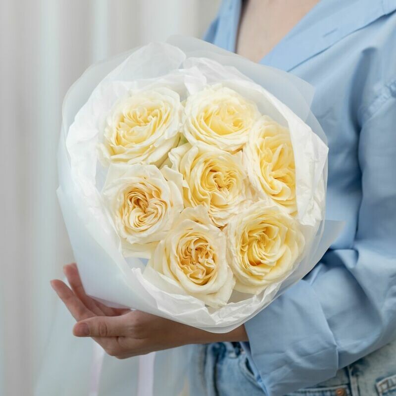 Buket pionovidnih roz Candylite 7 sht, buket pionovidnih roz candylite 7 sht