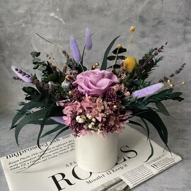 Stabilizirovannaya kompozitciya v nezhno lilovom tcvete