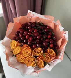 Букет из черешни 
