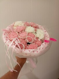 Букет из кустовых хризантем