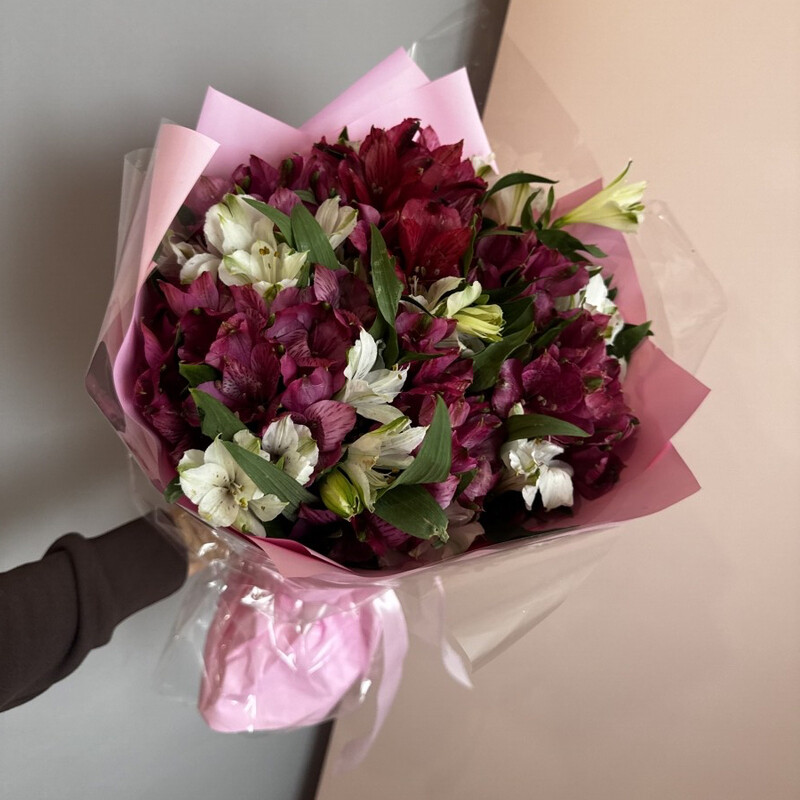 Букет из альстромерий , букет из альстромерий