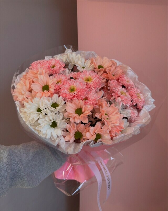 Mono buket iz hrizantemi, mono buket iz hrizantemi