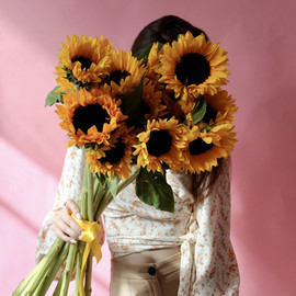 Buket iz podsolnuhov