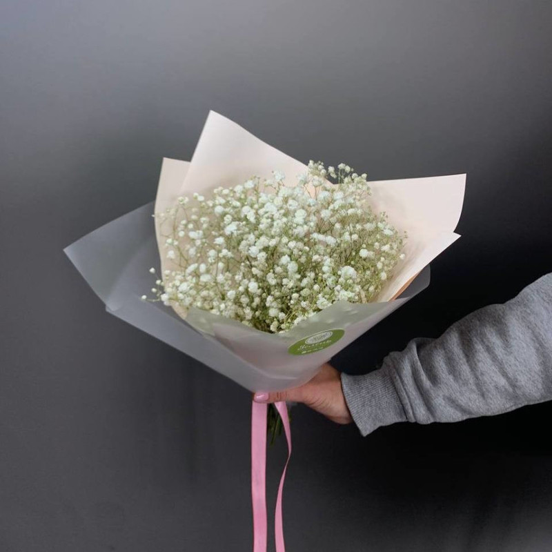 Букет комплимент из гипсофилы, стандартный