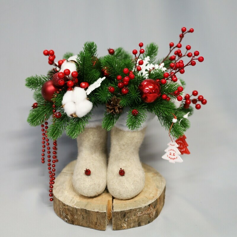 Новогоние валеночки, стандартный