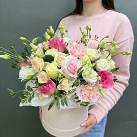 Цветы в коробке