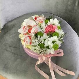 TCveti v korobke s Rafaello