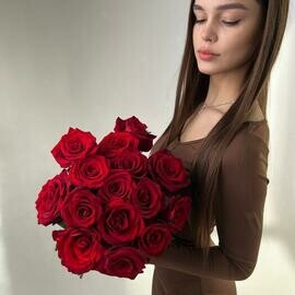 15 Роза на ленте