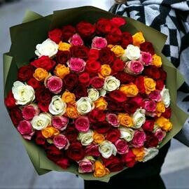 101 роза микс