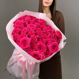 Букет 51 розовых роз
