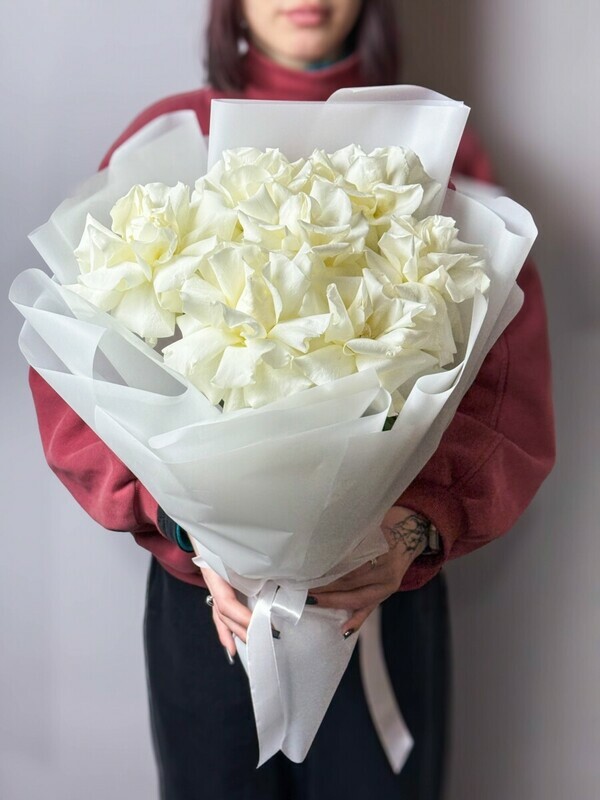 Букет белых французских роз , букет белых французских роз  