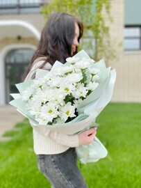 Букет из кустовых ромашек 