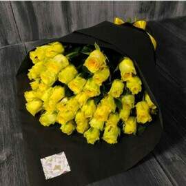 Букет желтых роз "Изысканный"