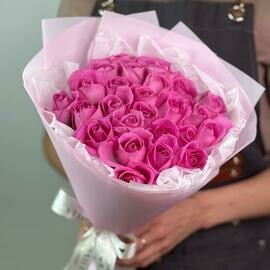 Bouquet of pink roses 40 cm