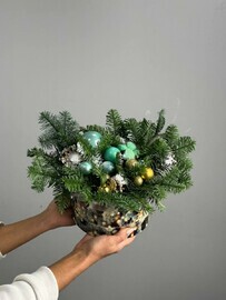 Kompozitciya «Zimnee lukoshko»